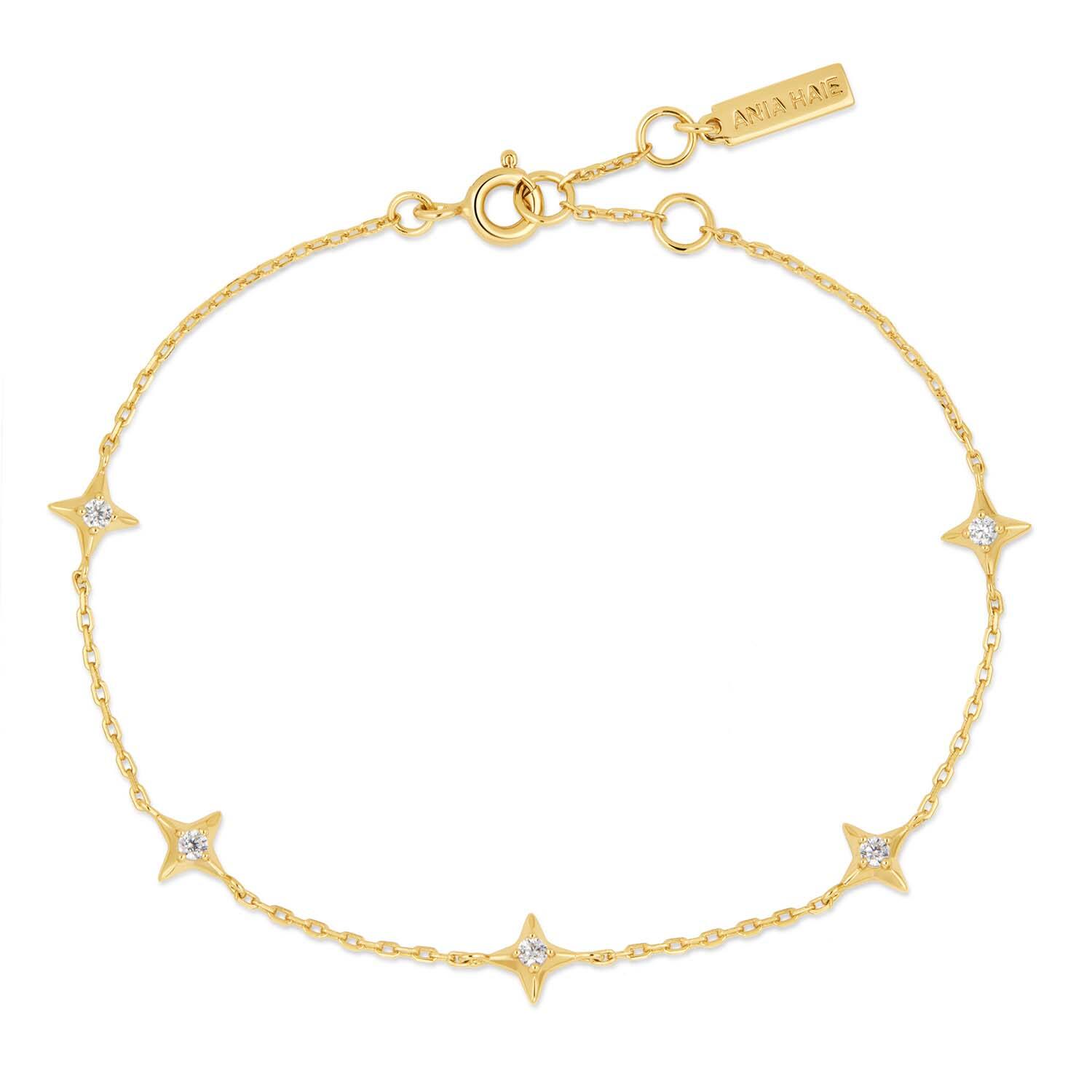  Dusk Divas - Argent / GP 14 carats - Zircone - 18,5cm